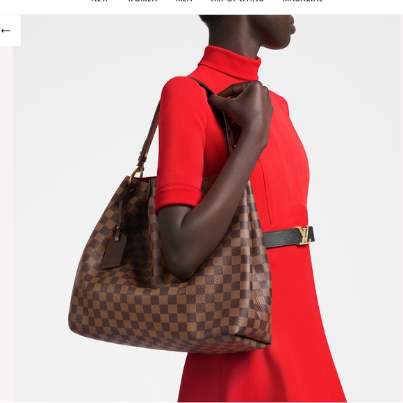 Gracefull MM Luis Vuitton, Damier Ebene, Tote - Picture 2 of 13